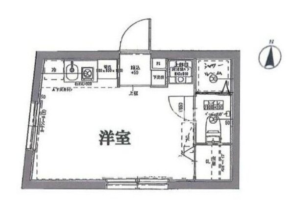 カサブランカ上野入谷の物件間取画像